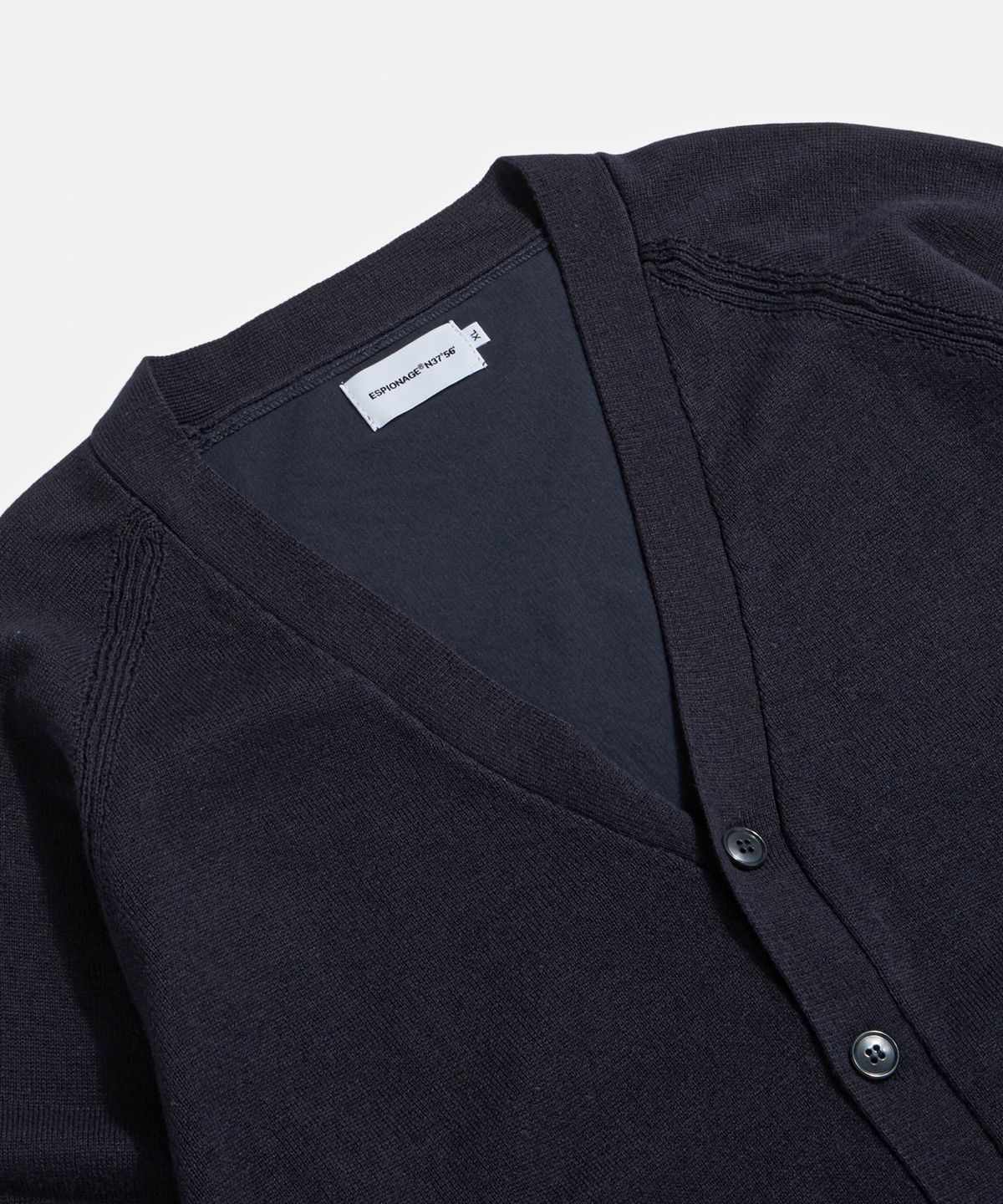 에스피오나지(ESPIONAGE) N. Block Cardigan Navy