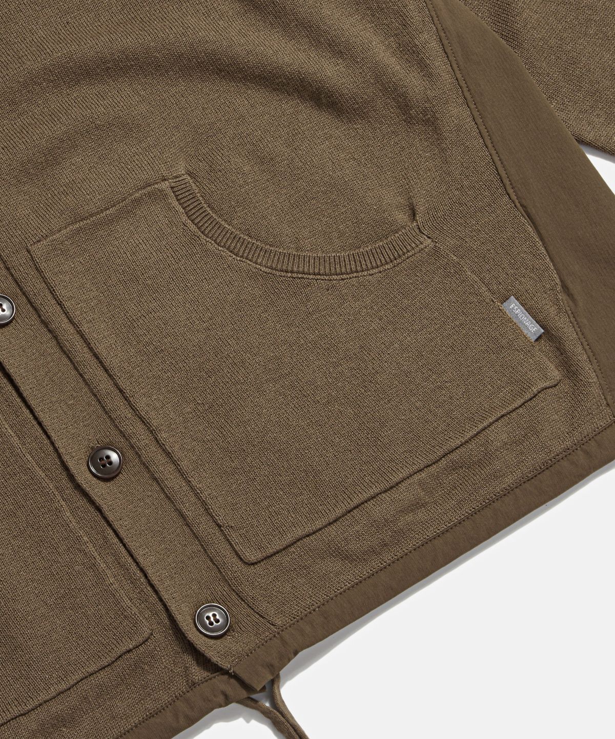 에스피오나지(ESPIONAGE) N. Block Cardigan Brown