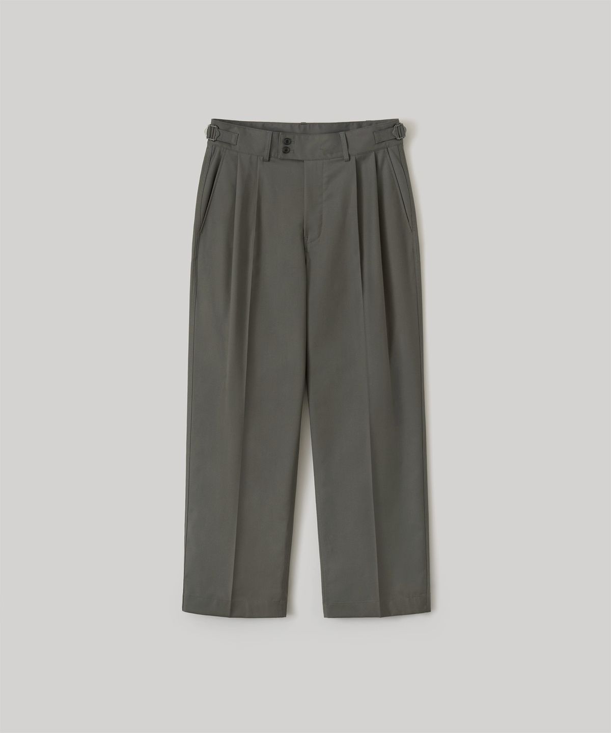 어나더 오피스(ANOTHER OFFICE) [SS] Santiago Slacks (Olive Gray)