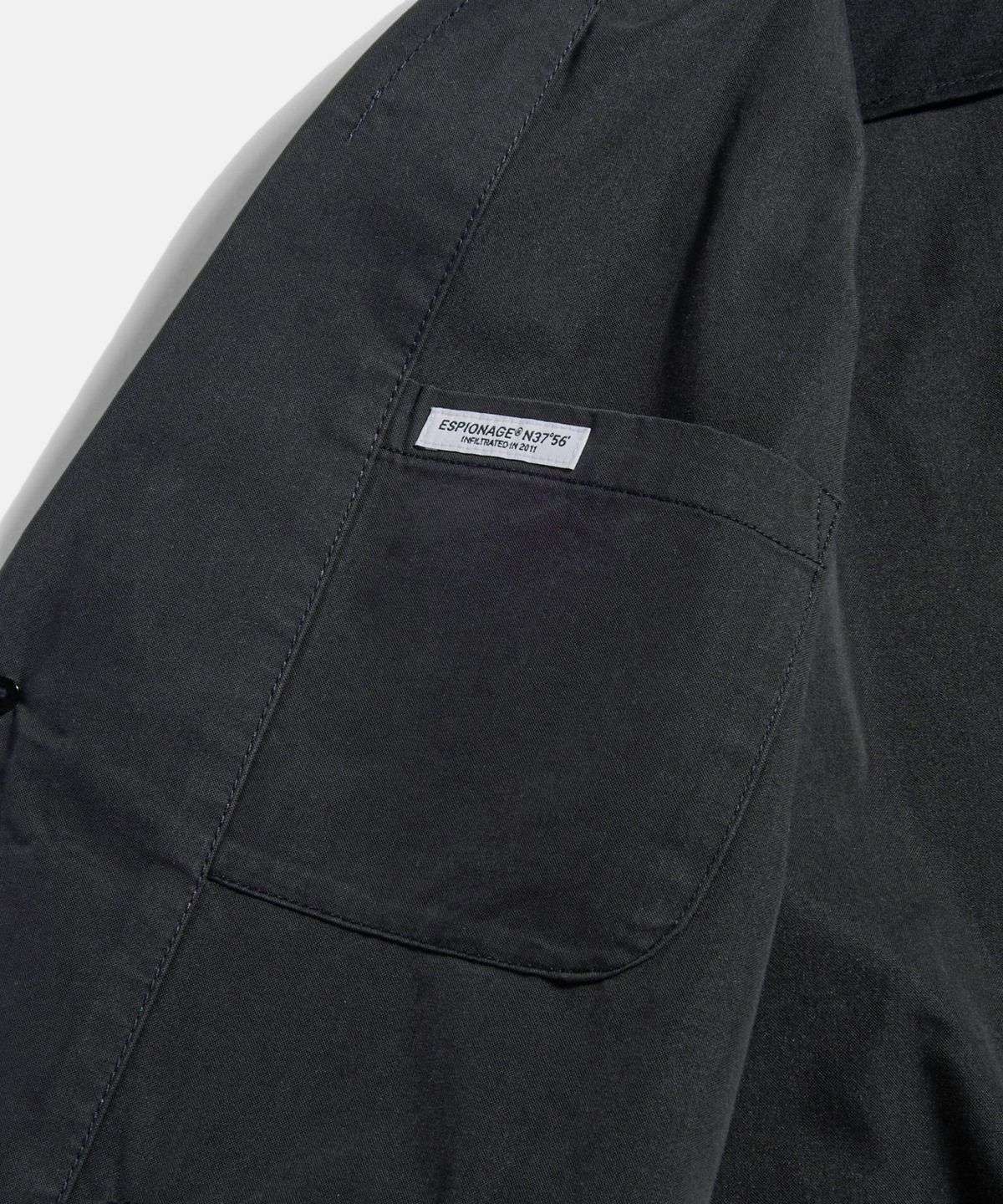에스피오나지(ESPIONAGE) CN Relaxed Sport Jacket Black