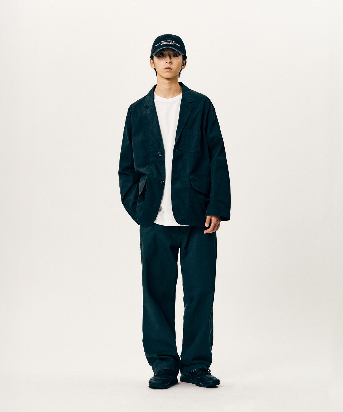 에스피오나지(ESPIONAGE) CN Relaxed Sport Jacket Black