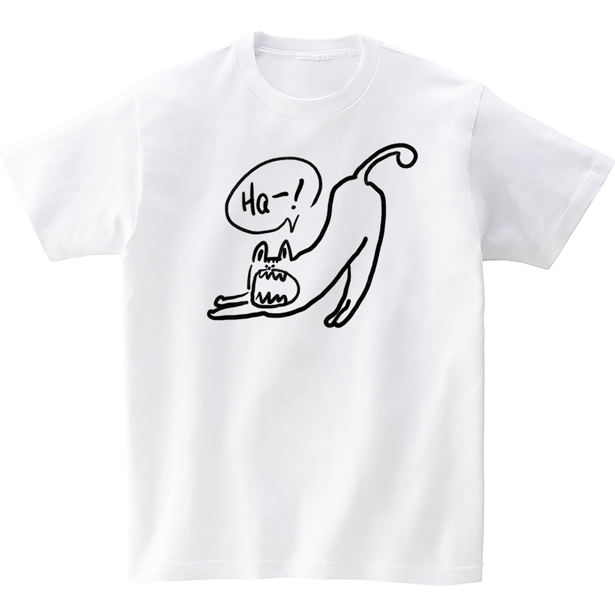 어썸어스(AWESOMEUS) (24SS) HA-! CAT 2COLOR T_SHIRTS