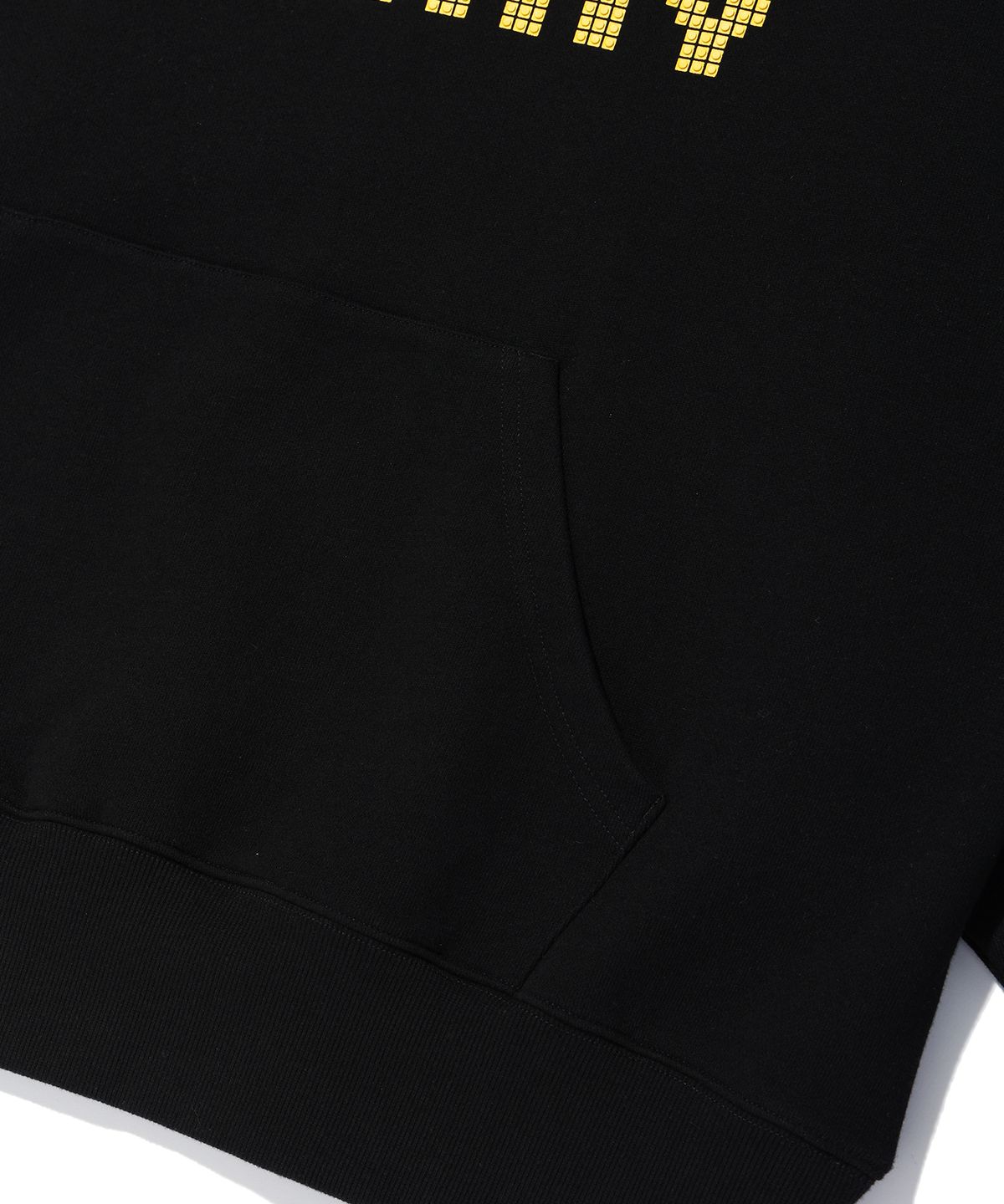 이에이(IEY) IDENTITY BLOCK HOODIE Black