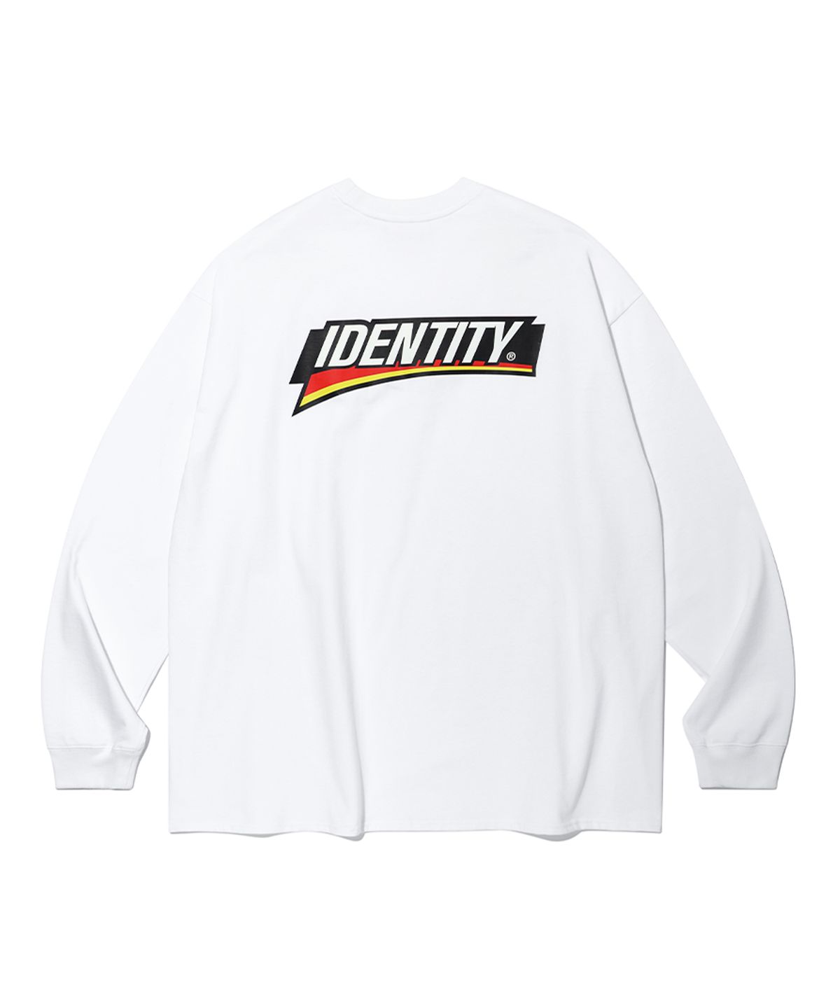 이에이(IEY) BATTERY LOGO LONG SLEEVE T-SHIRT White