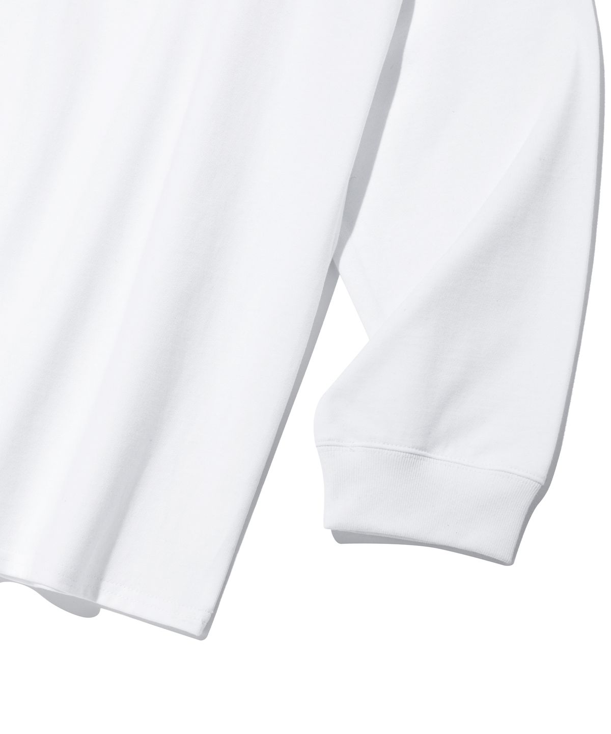 이에이(IEY) BATTERY LOGO LONG SLEEVE T-SHIRT White