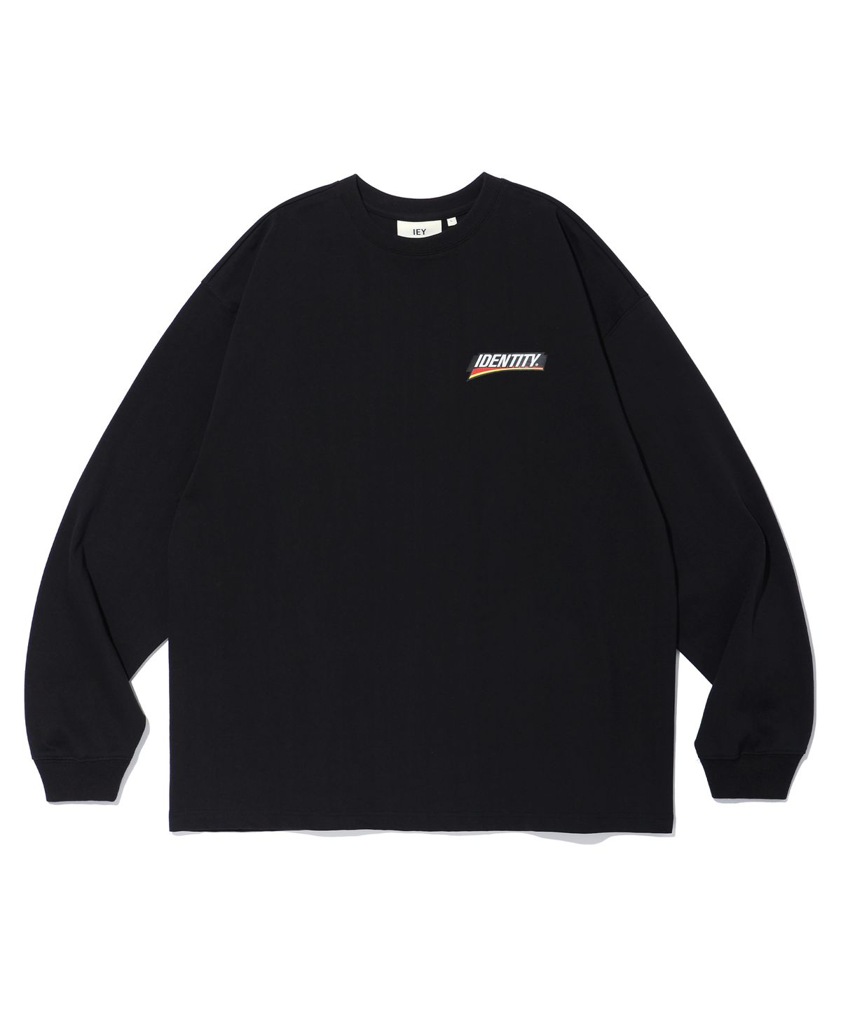 이에이(IEY) BATTERY LOGO LONG SLEEVE T-SHIRT Black