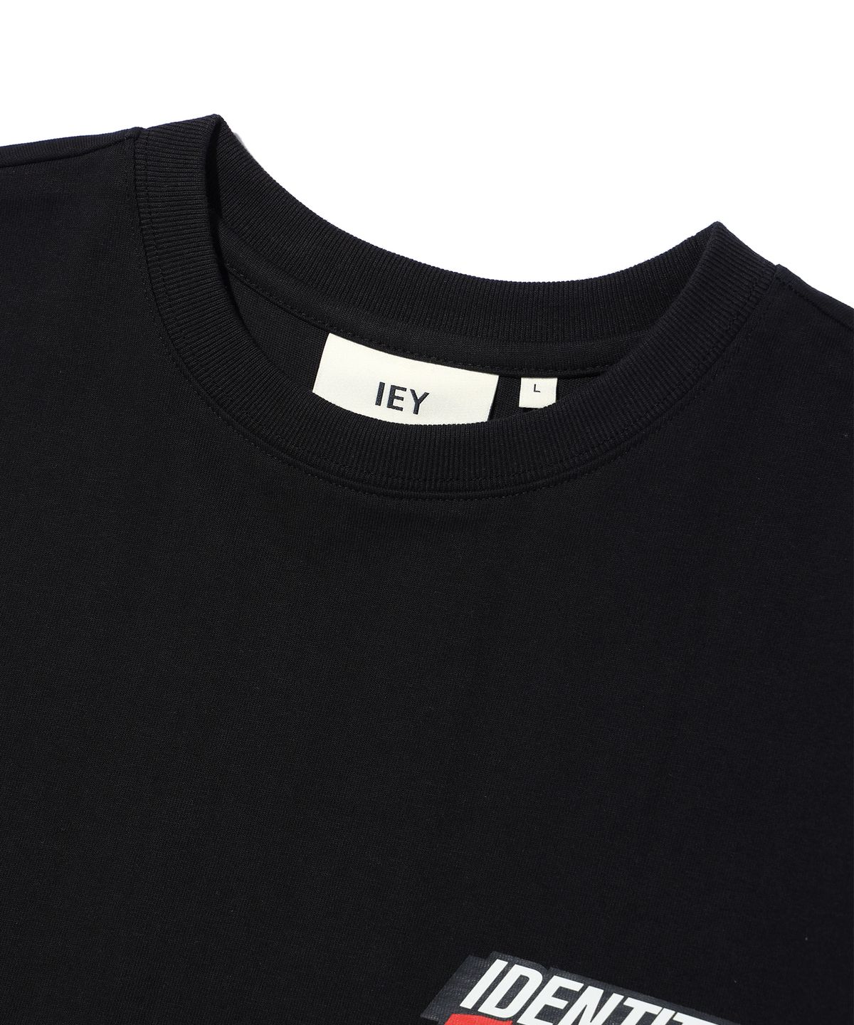 이에이(IEY) BATTERY LOGO LONG SLEEVE T-SHIRT Black