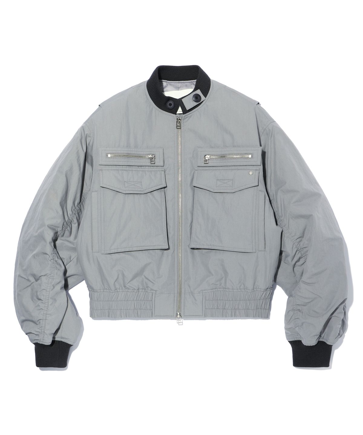 이에이(IEY) HUNTING BOMBER JACKET Grey