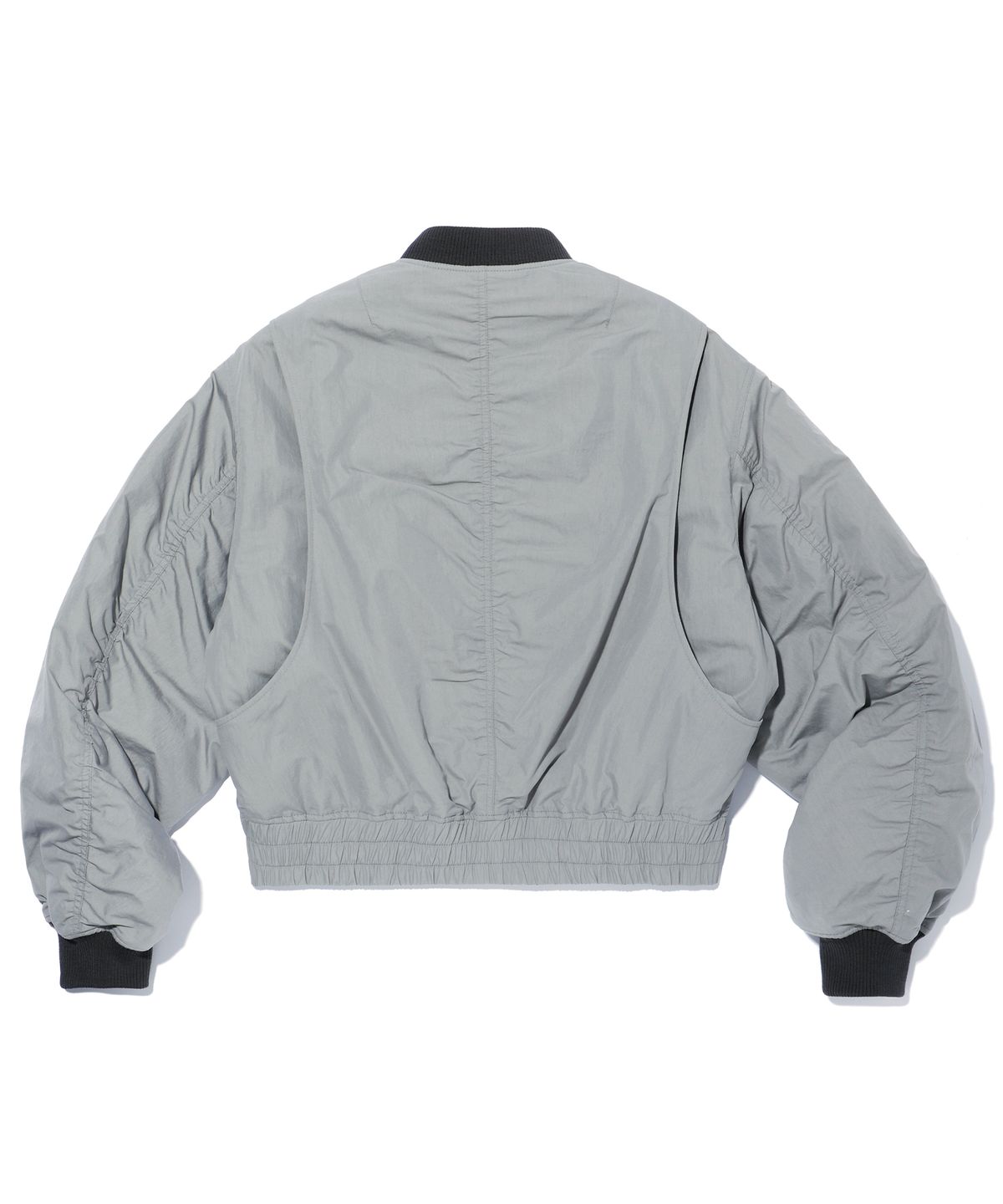 이에이(IEY) HUNTING BOMBER JACKET Grey