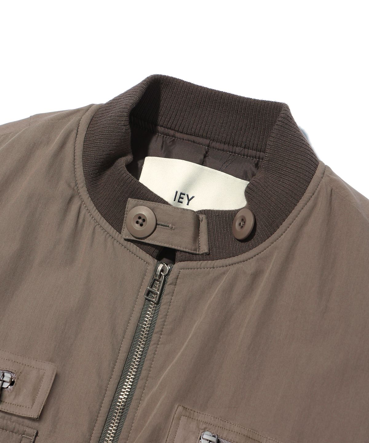 이에이(IEY) HUNTING BOMBER JACKET Brown