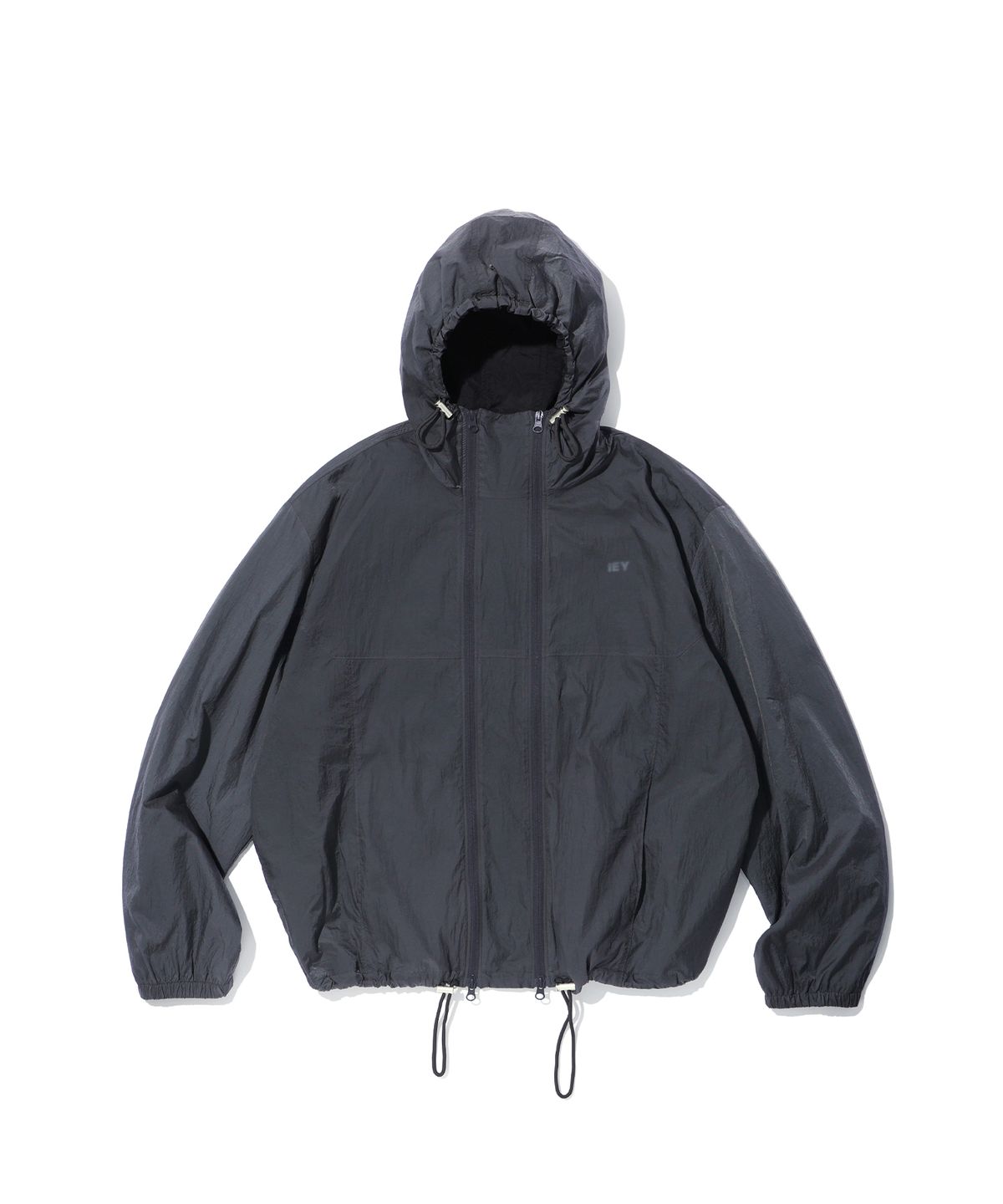 이에이(IEY) BACKLOGO BLEND JUMPER Black
