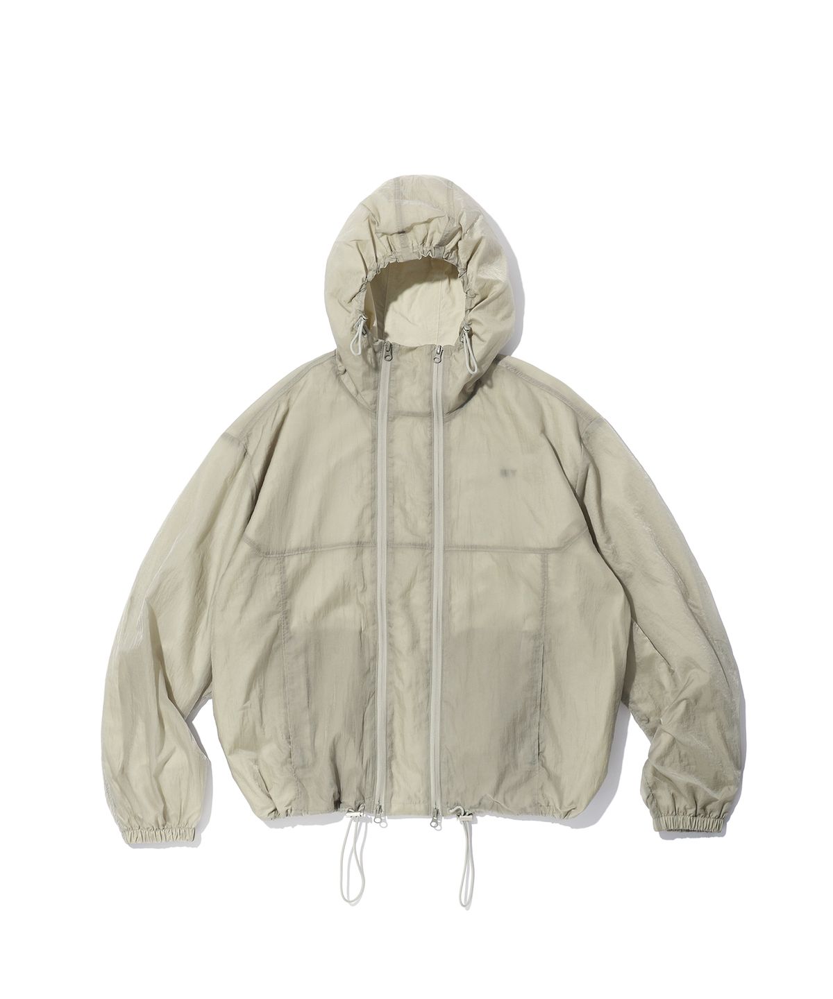 이에이(IEY) BACKLOGO BLEND JUMPER Beige