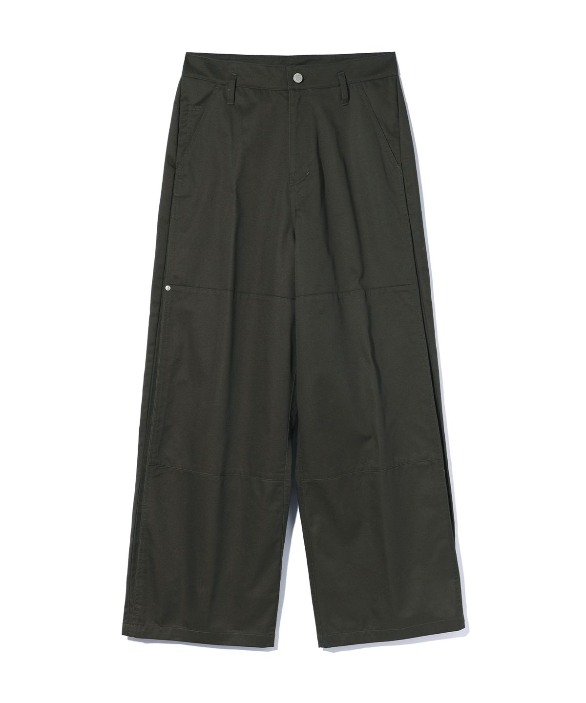 이에이(IEY) PANI SIDE TUCK PANTS Olive