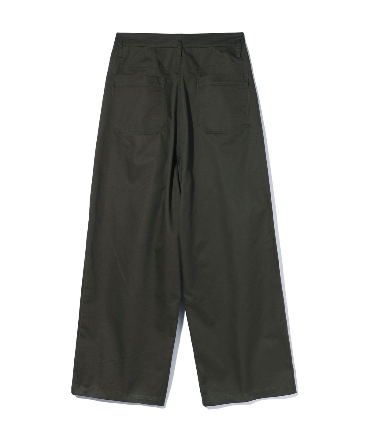 이에이(IEY) PANI SIDE TUCK PANTS Olive