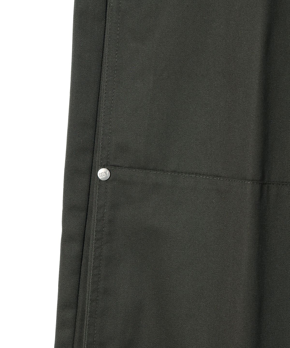 이에이(IEY) PANI SIDE TUCK PANTS Olive