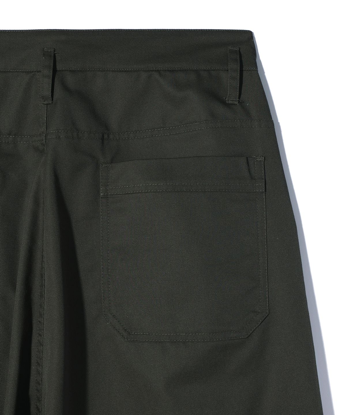 이에이(IEY) PANI SIDE TUCK PANTS Olive
