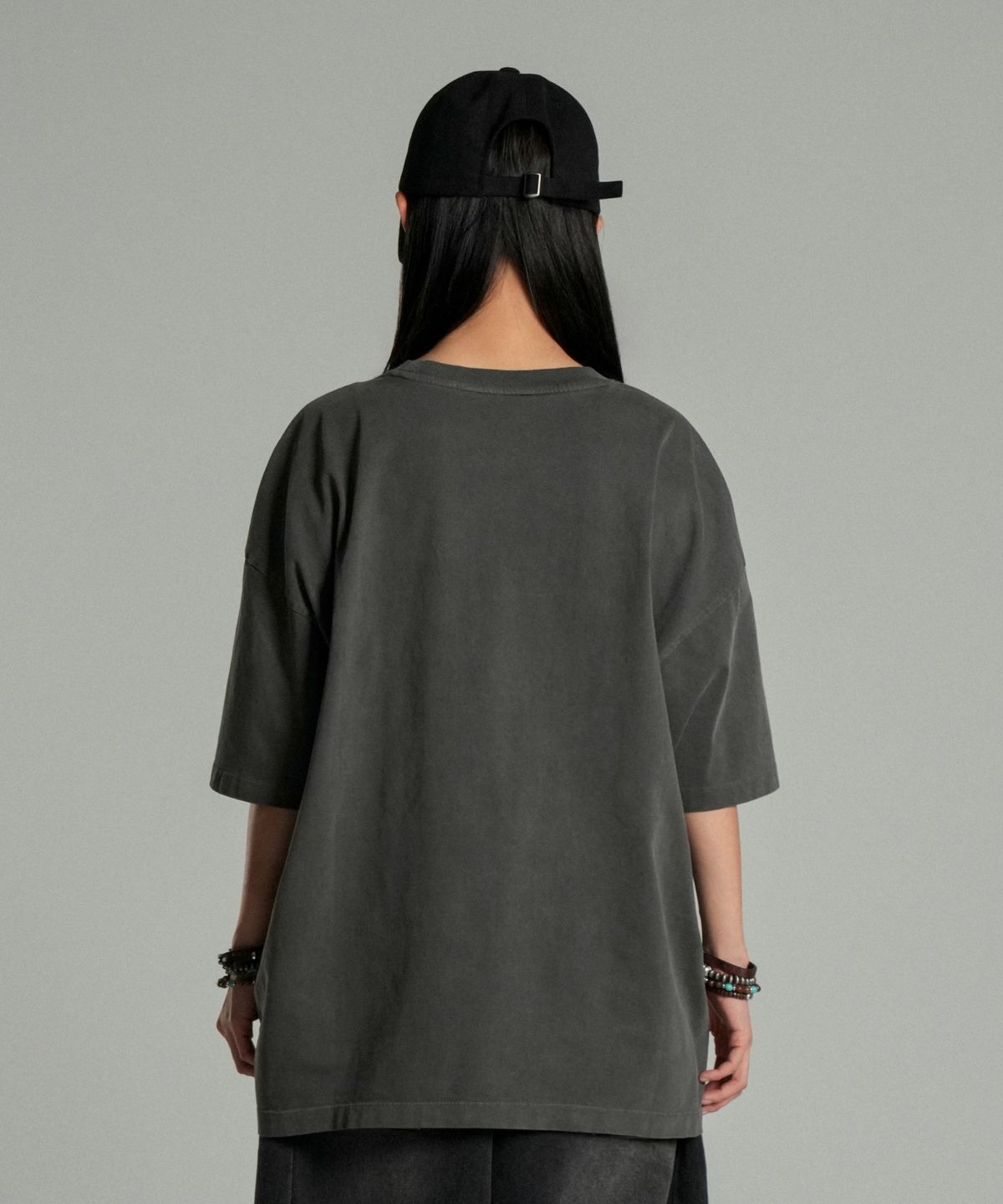 아이돈워너셀(IDWS) Swift Symbol Dying T-Shirt Gray