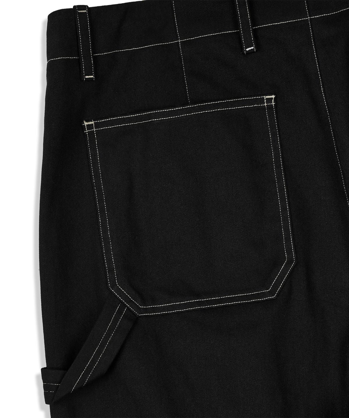 벌스원(VERSE ONE) WIDE FIT CARPENTER PANTS BLACK(FOR MEN)