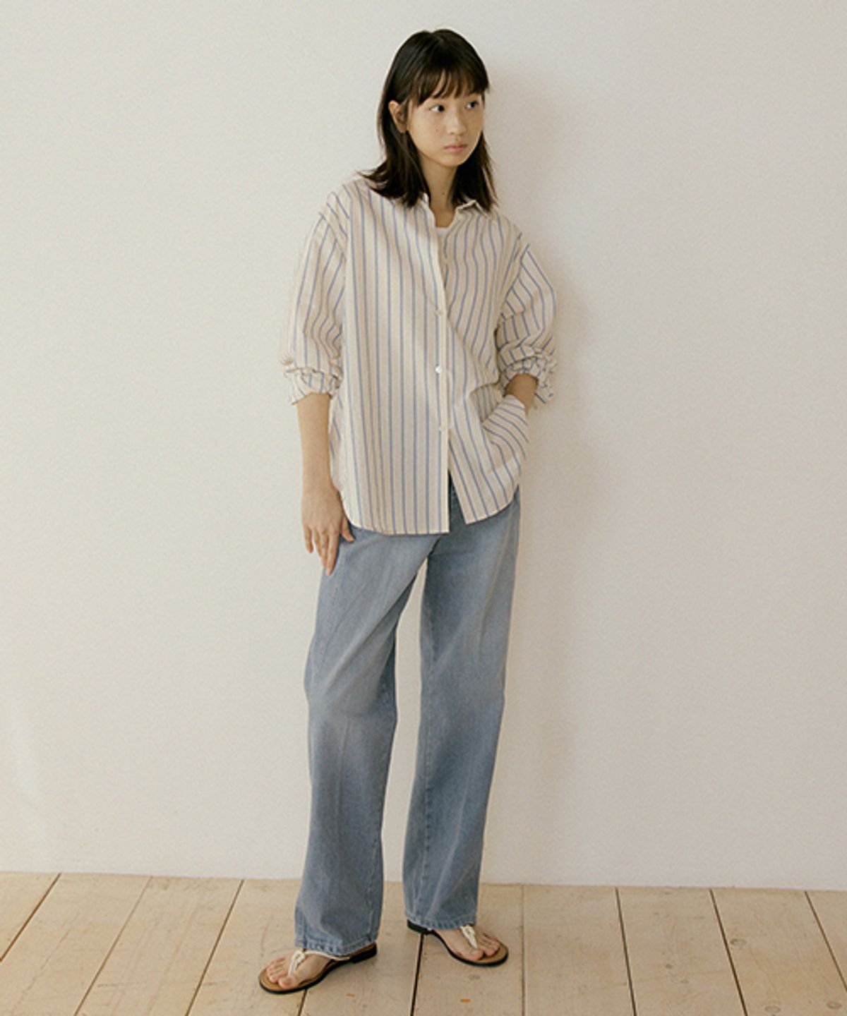 링서울(LINGSEOUL) washing straight denim pants