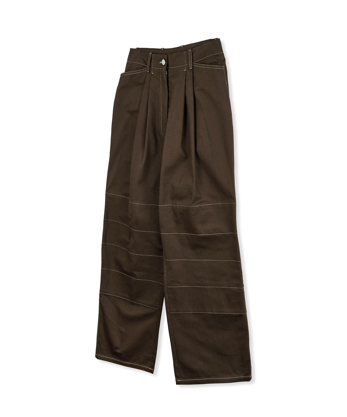 벌스원(VERSE ONE) WIDE FIT CARPENTER PANTS BROWN(FOR WOMEN)