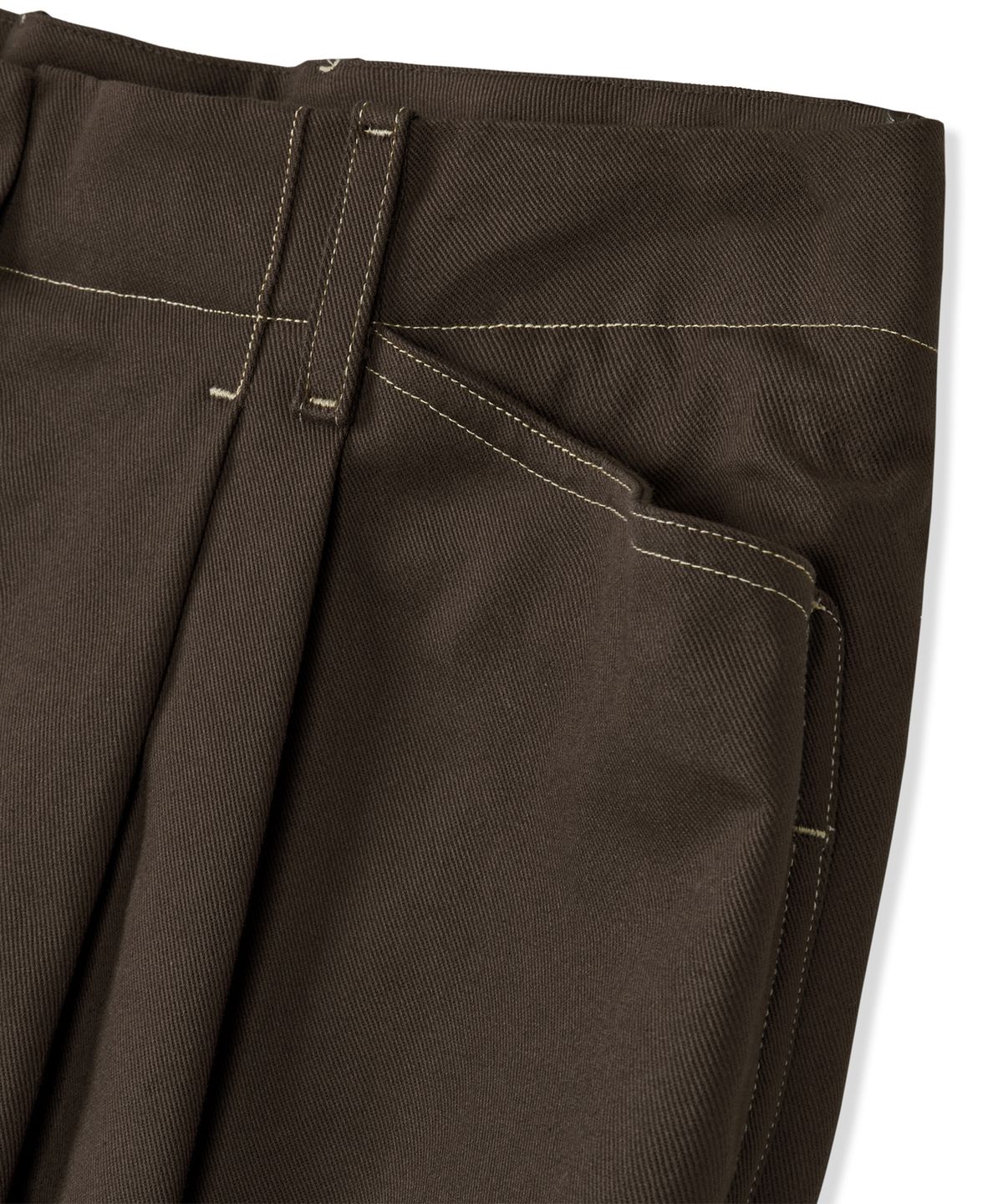 벌스원(VERSE ONE) WIDE FIT CARPENTER PANTS BROWN(FOR WOMEN)