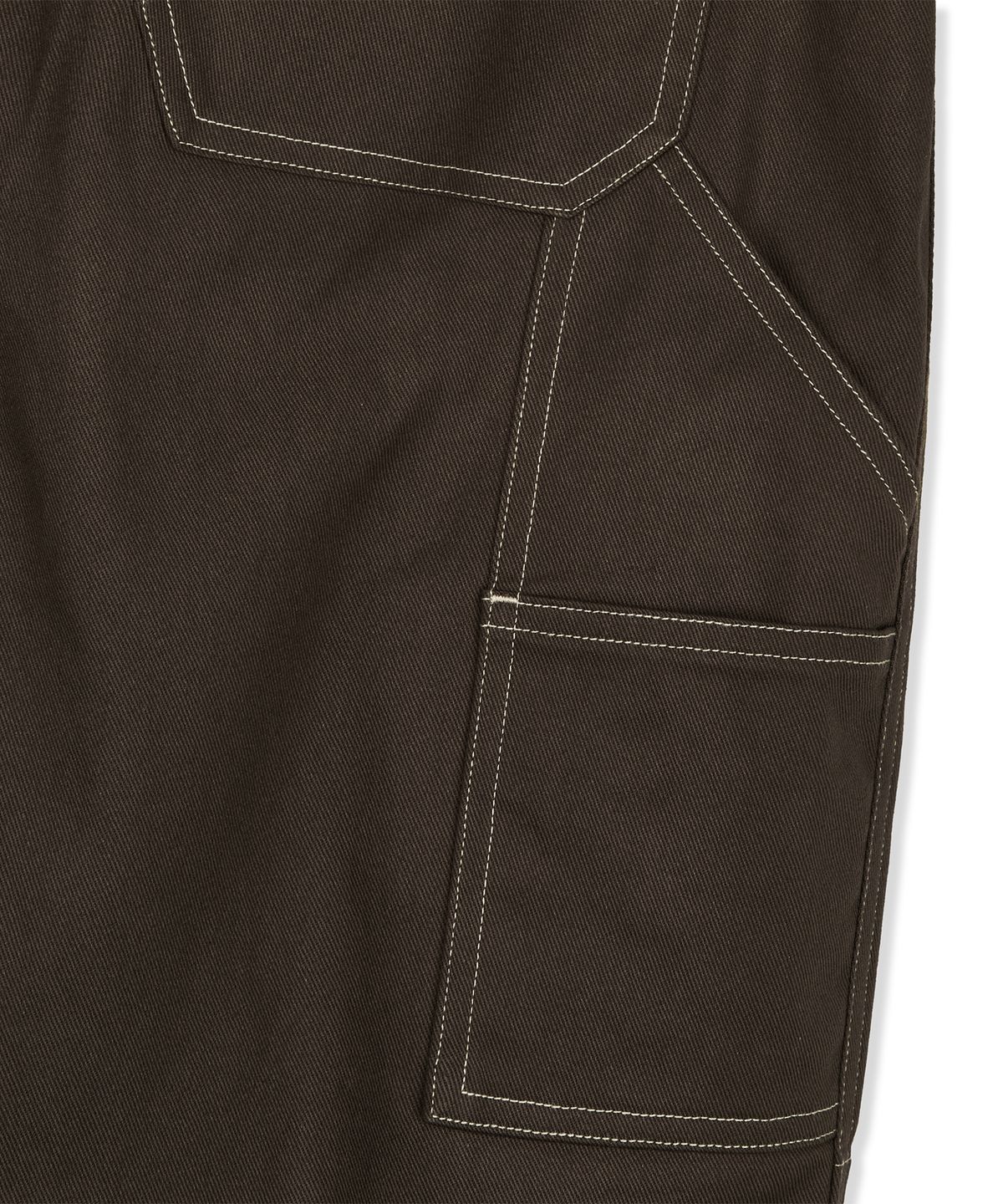벌스원(VERSE ONE) WIDE FIT CARPENTER PANTS BROWN(FOR WOMEN)