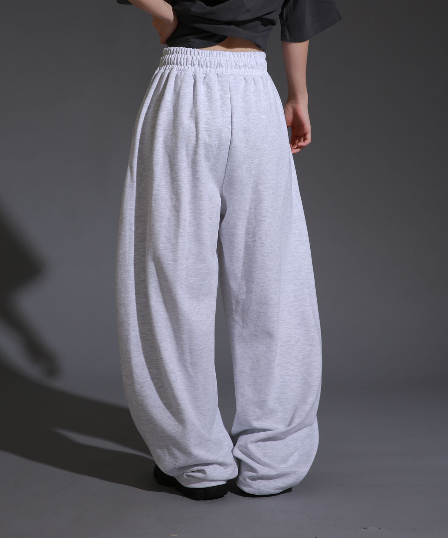 MUSINSA | LIKE THE MOST Pintuck ver2 wide training pants