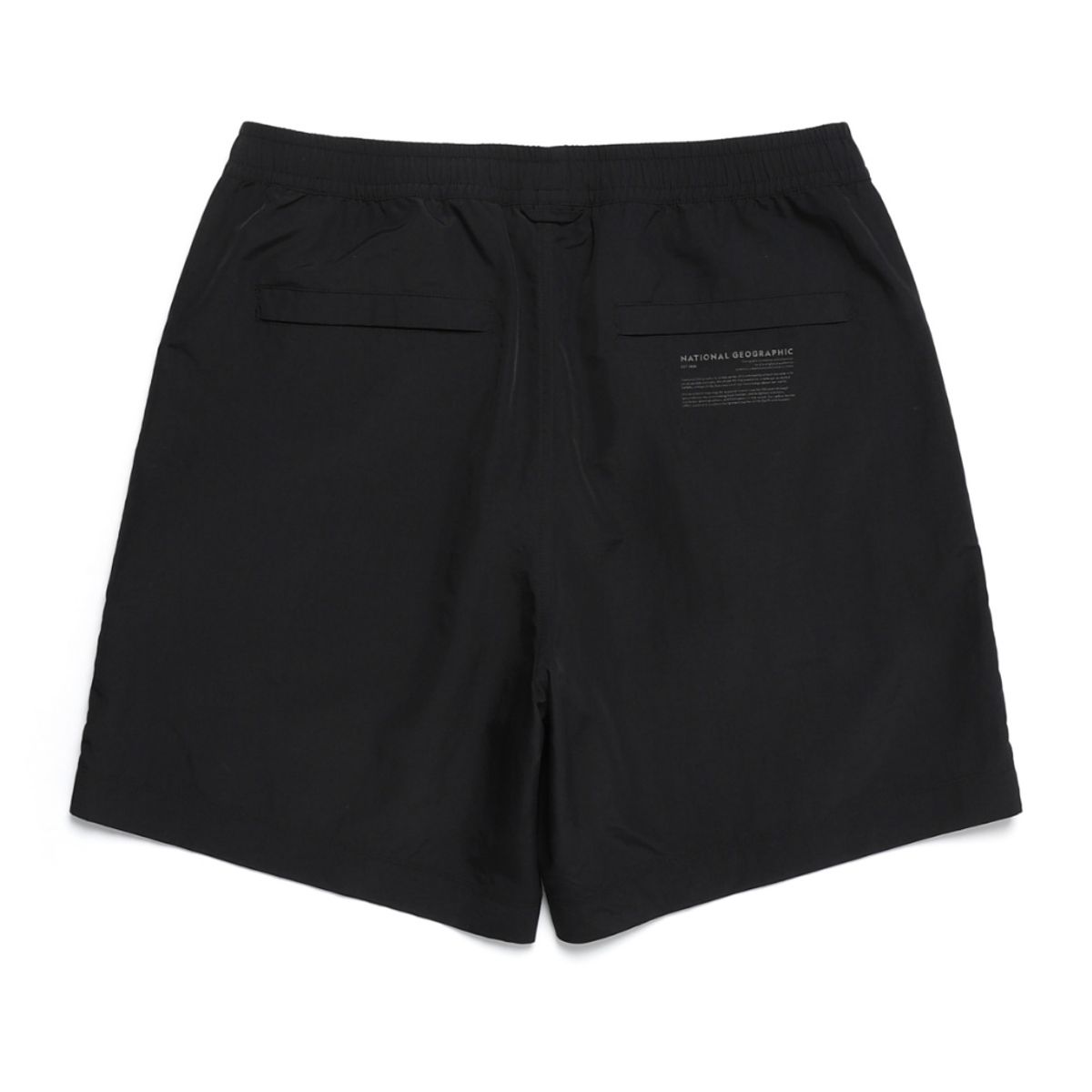 내셔널지오그래픽(NATIONALGEOGRAPHIC) N242UHP906 데일리 우븐 컬러풀 4부 하프 팬츠 CARBON BLACK