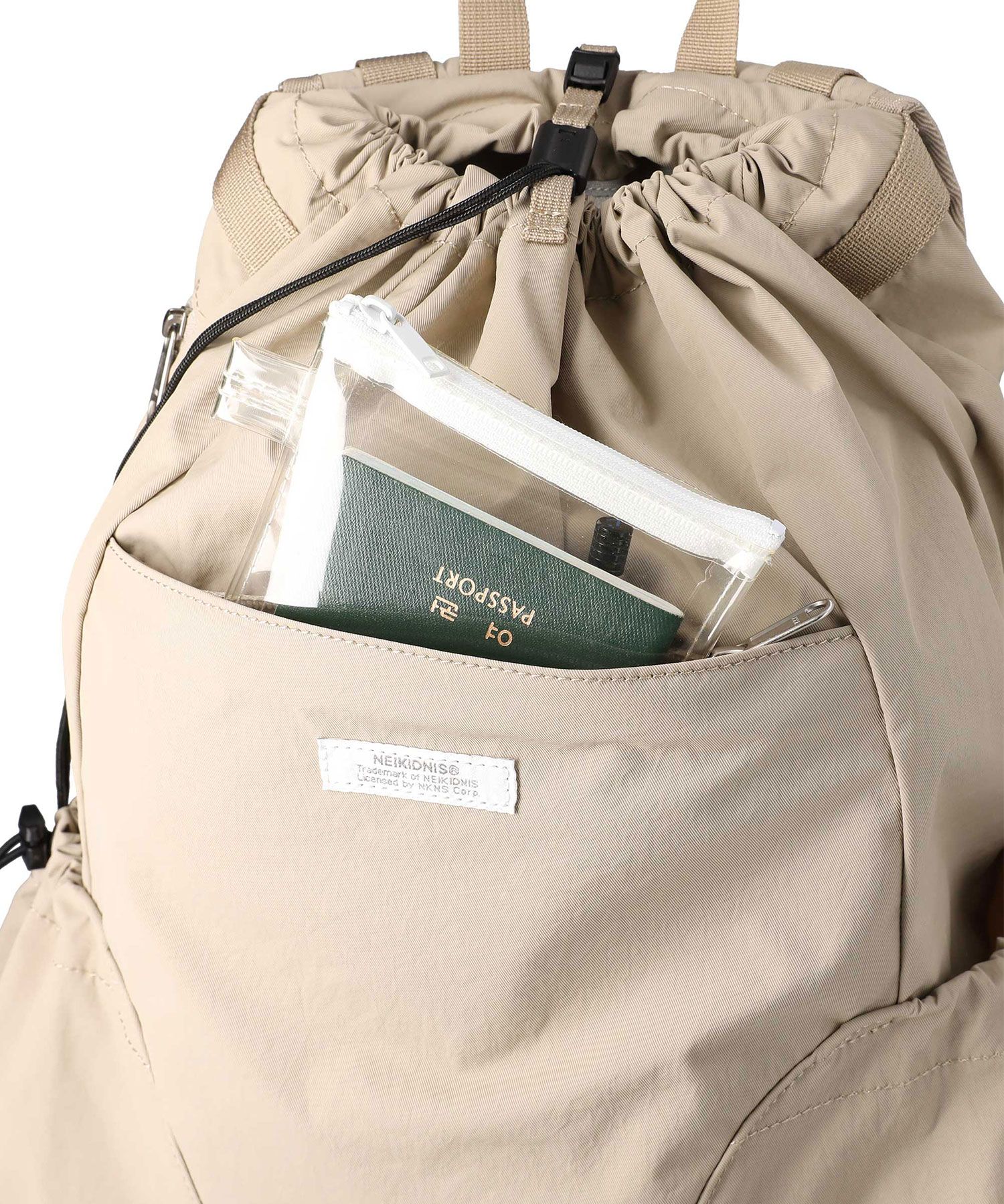 MUSINSA | NEIKIDNIS Aero String Backpack - Beige