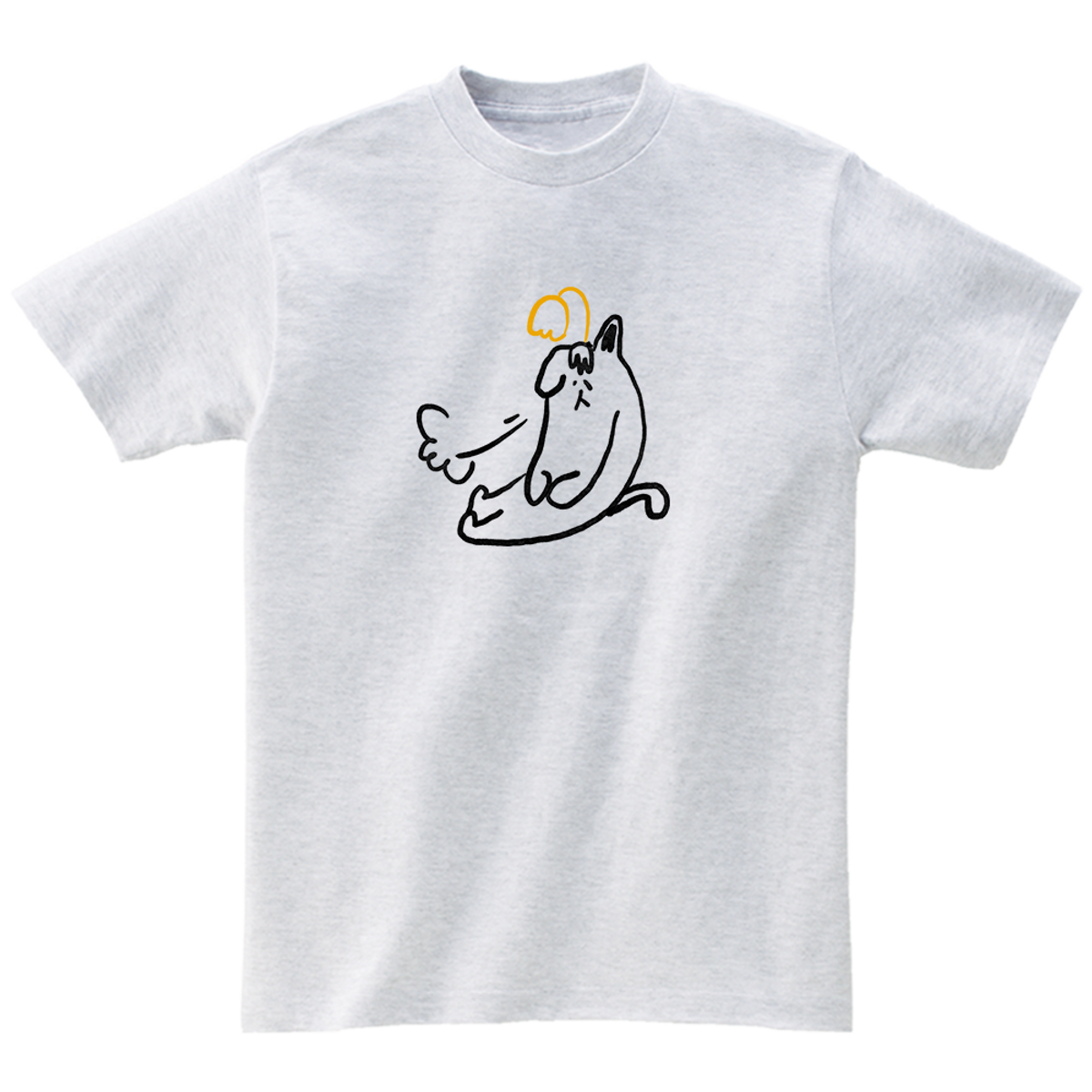 어썸어스(AWESOMEUS) (24SS) SIGHING CAT 2COLOR T_SHIRTS