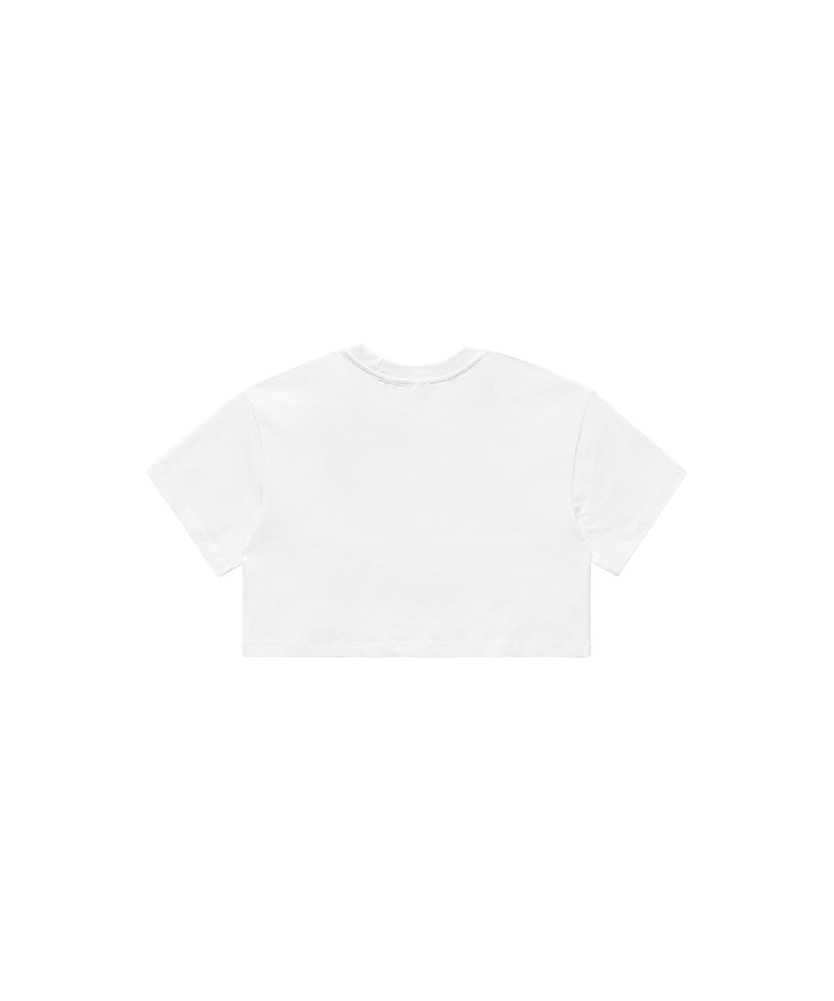 므아므(MMAM) Logo wide crop T-shirt