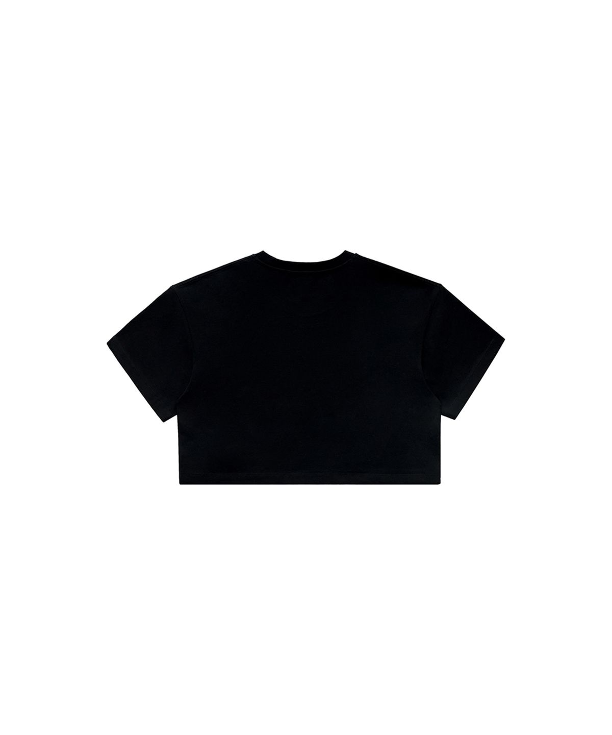 므아므(MMAM) Logo wide crop T-shirt
