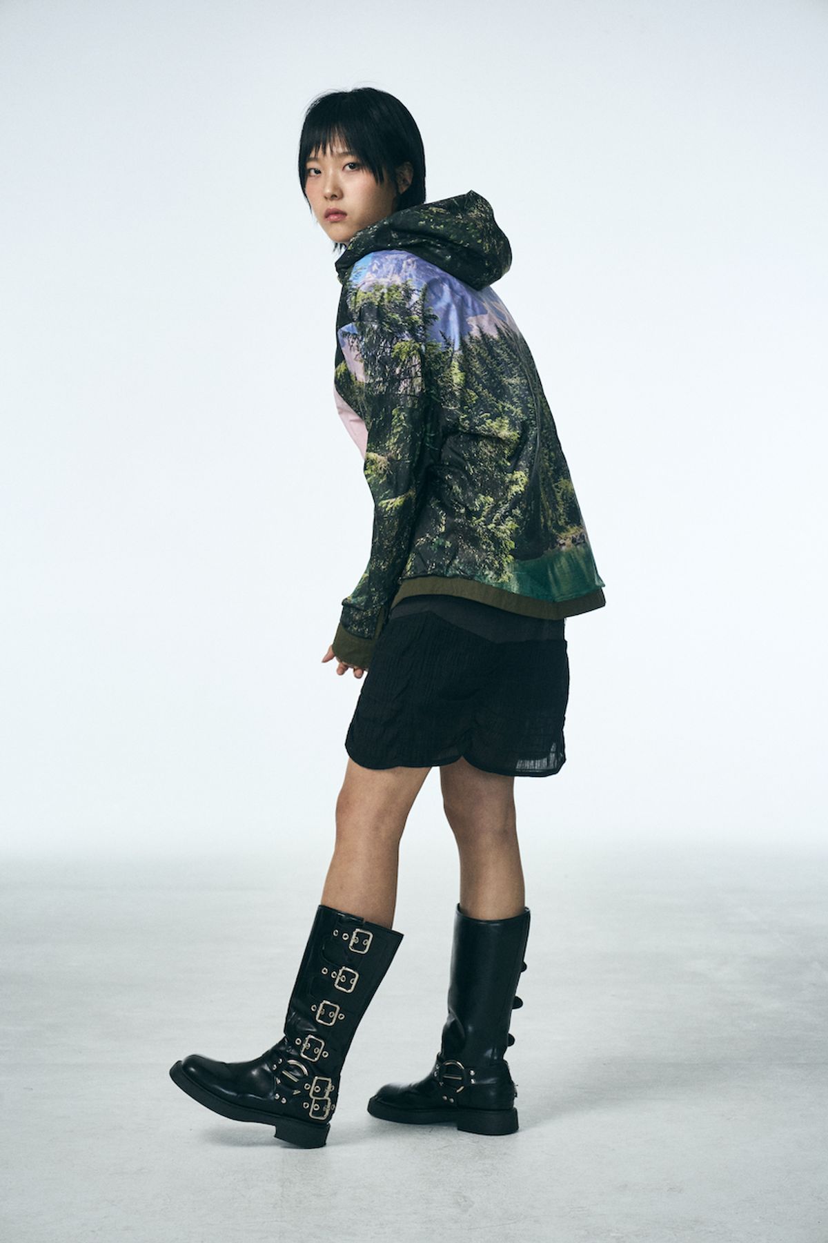 페노메논시퍼(PHENOMENON SEEPER) REVERSIBLE FOREST JUMPER