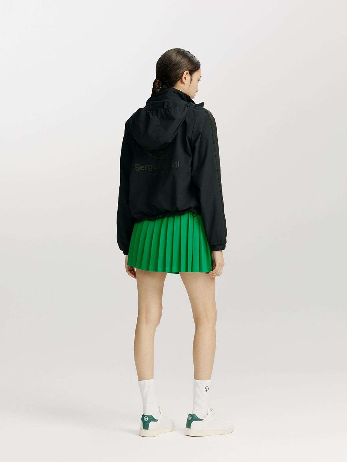 세르지오 타키니(SERGIO TACCHINI) W 에센셜 우븐 셋업 자켓 (Black)
