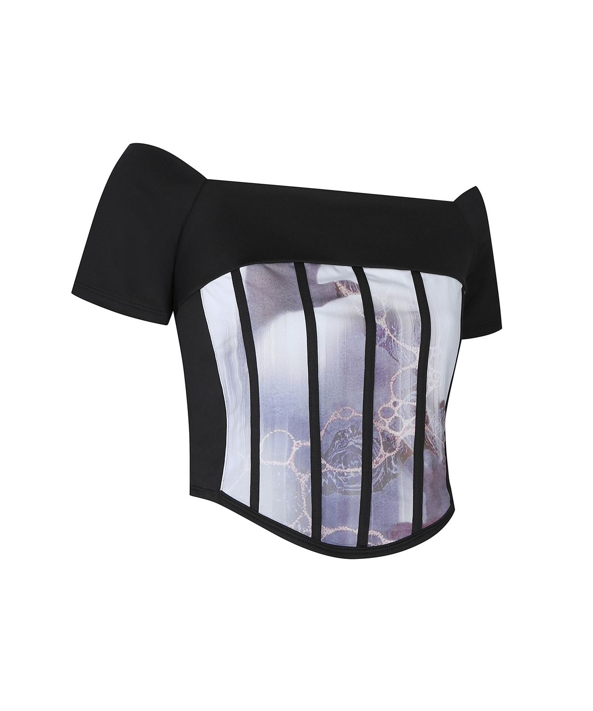카터(KATER) Take It Out Corset Off-Shoulder - BLACK