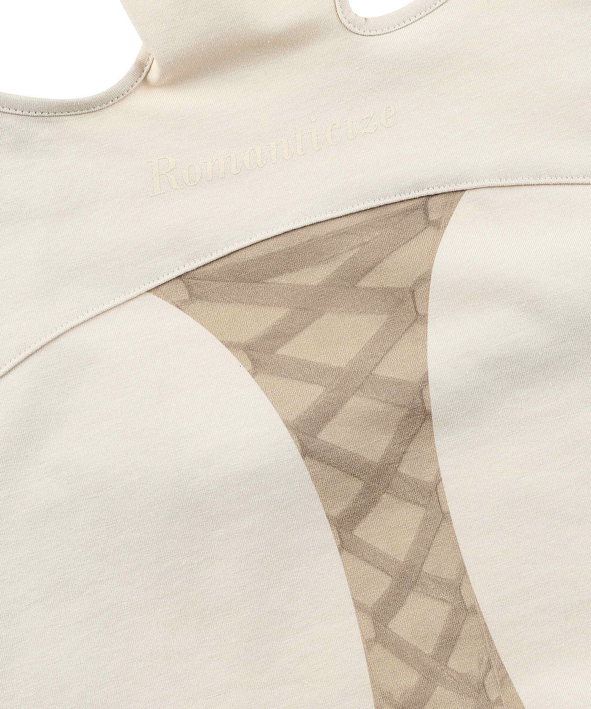 카터(KATER) Romanticize Balckless Top - BEIGE