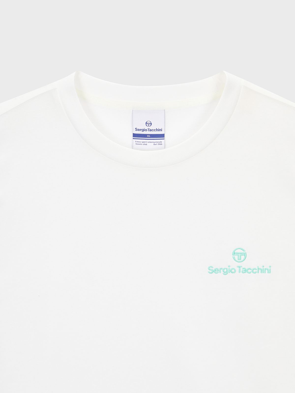 세르지오 타키니(SERGIO TACCHINI) M 데일리 캄포 백아트웍 반팔 티셔츠 (White)