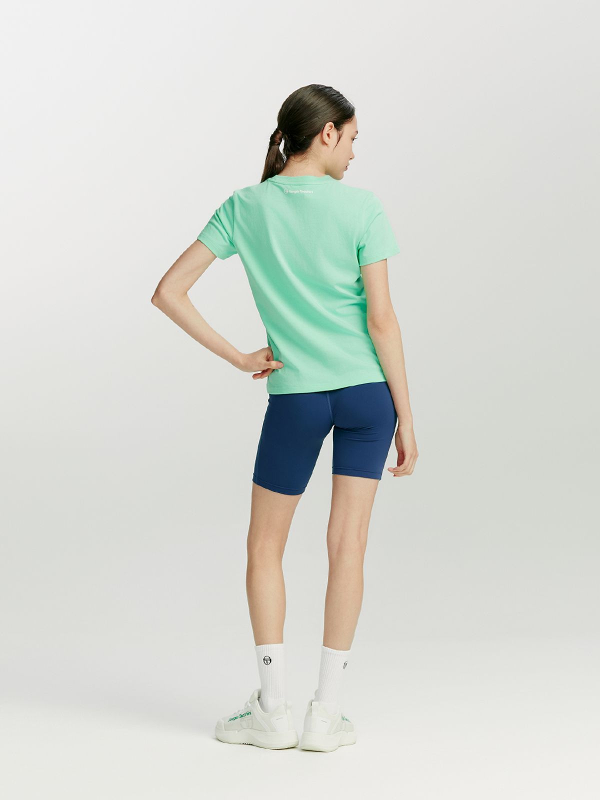 세르지오 타키니(SERGIO TACCHINI) W 데일리 캄포 아트웍 반팔 티셔츠 (L.Mint)