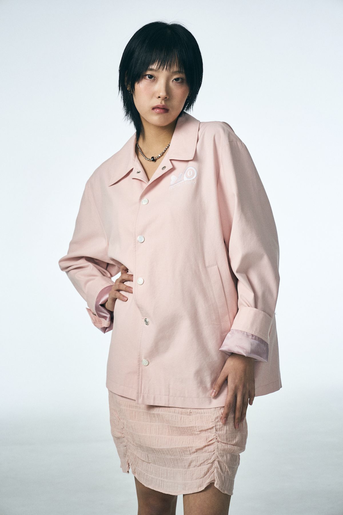 페노메논시퍼(PHENOMENON SEEPER) REWIND COACH JACKET_PINK