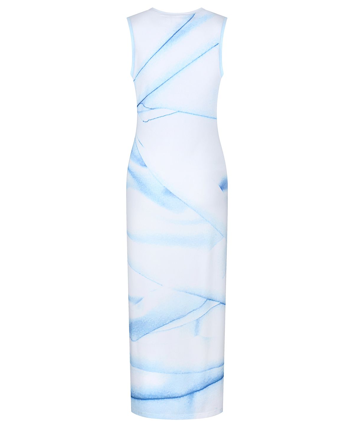 카터(KATER) Dreamy Blue Line Split Dress