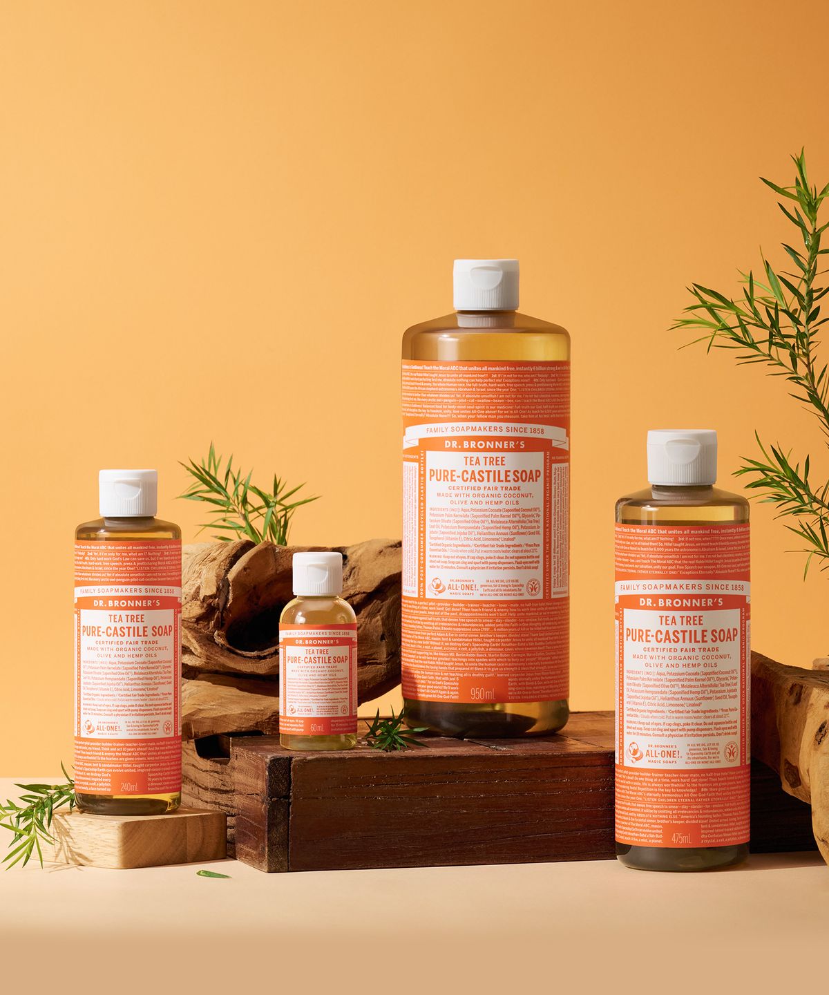 닥터 브로너스(DR.BRONNER'S) [페이스&바디클렌저]티트리 퓨어 캐스틸 솝 950ml
