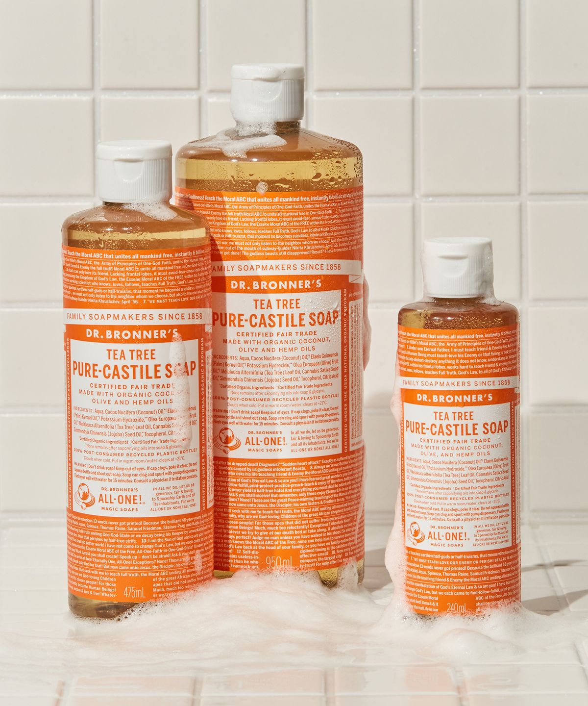 닥터 브로너스(DR.BRONNER'S) [페이스&바디클렌저]티트리 퓨어 캐스틸 솝 950ml