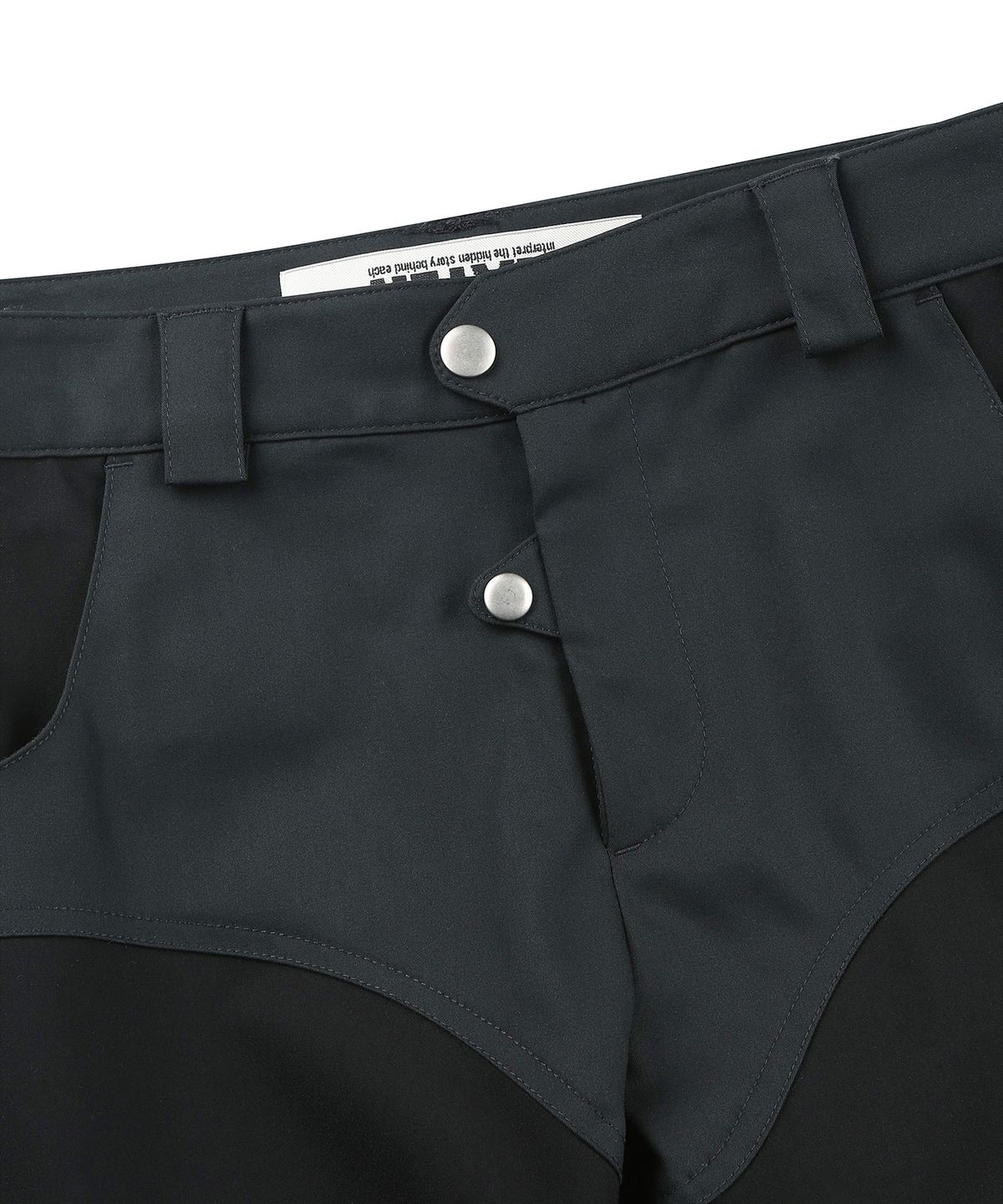 카터(KATER) Body Sculpture Semi Bootcut Pants - BLACK