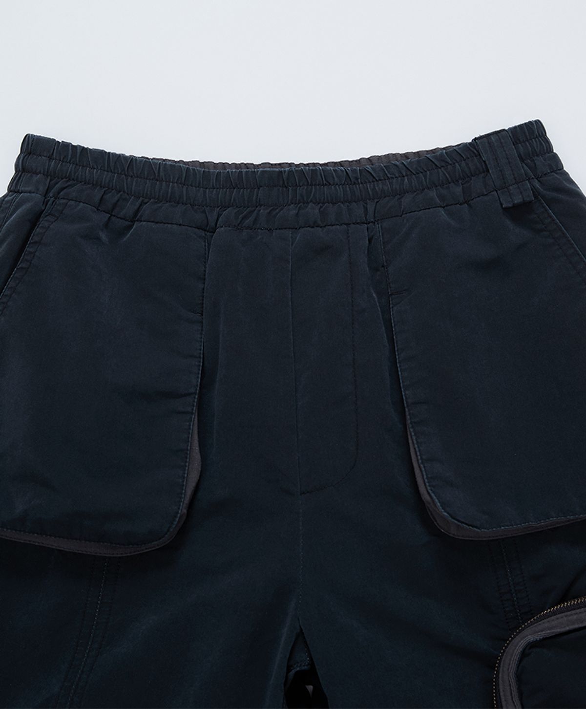 누크피터(NUUKFITTER) PIGMENT WASHING SHORTS [BLACK]