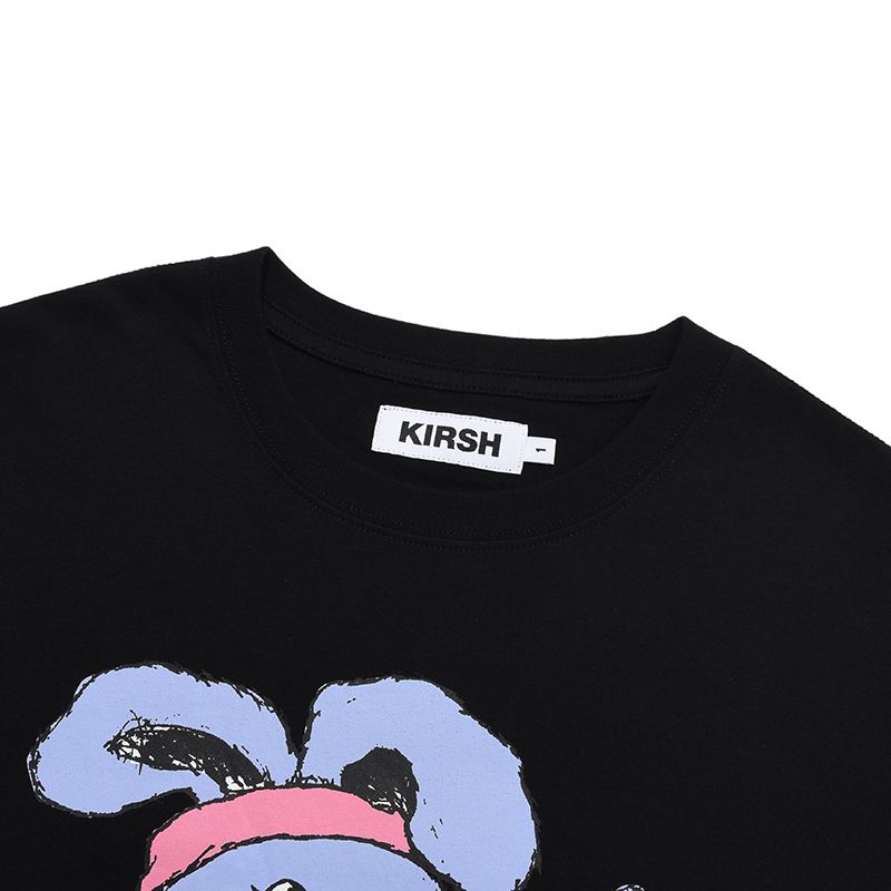 Tシャツ・カットソー KIRSH Witty Bunny Wappen T-Shirt Black KIRSH Witty Bunny Crop Modal T-Shirt Dark Navy | ของแท้