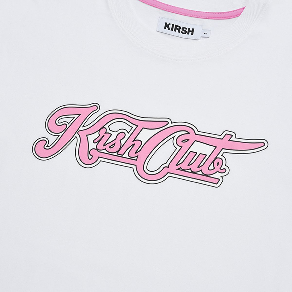 키르시(KIRSH) 스포티 그래픽 티셔츠 [화이트]