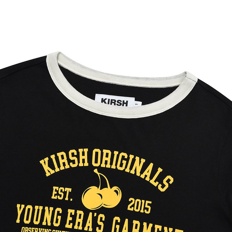 ☆KIRSH☆ Youth Hostel Graphic Semi Crop T-Shirt Ivory UNI YOUTHHOSTEL GRAPHIC T-SHIRT [IVORY] - KIRSH | 60