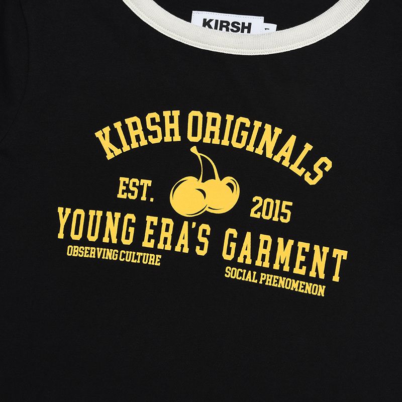 MUSINSA公式 | KIRSH Youth Hostel Graphic Semi Crop T-Shirt