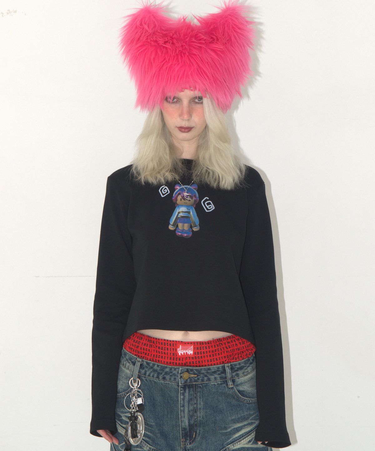 카터(KATER) Kater Moji Long Sleeve - BLACK