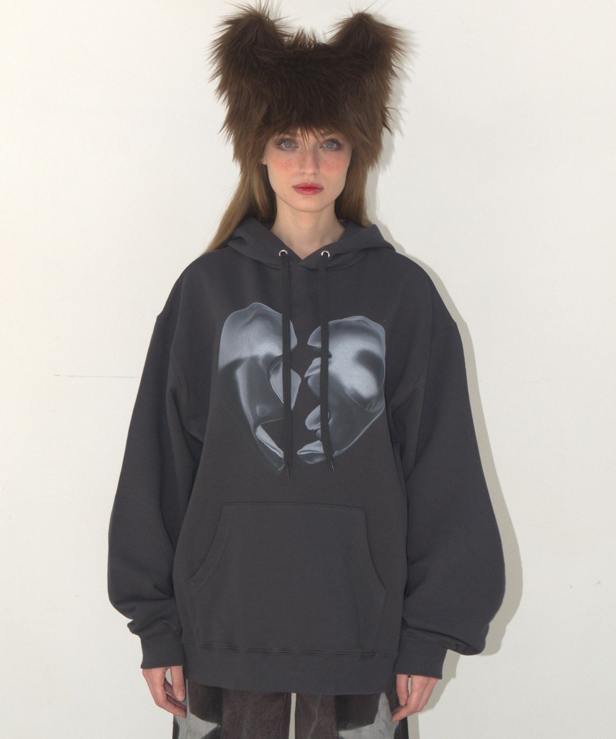 카터(KATER) Broken Heart Hoodie - GRAY